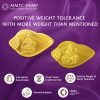 24K (999.9+) Purest 10 gm (5+5)Shankh Ganesh Laxmi Coin Set - MMTC-PAMP