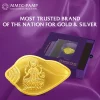 24K (999.9+) Purest 20 gm Shankh Laxmi Gold Coin - MMTC-PAMP