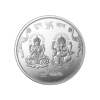 999.9+ Purest 100 gm Ganesh Laxmi Silver Coin - MMTC-PAMP