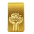 MMTC-PAMP 50g Lotus Gold Bar