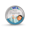 999.9+ Purest 20 gm Newborn Baby (Blue) Silver Coin - MMTC-PAMP